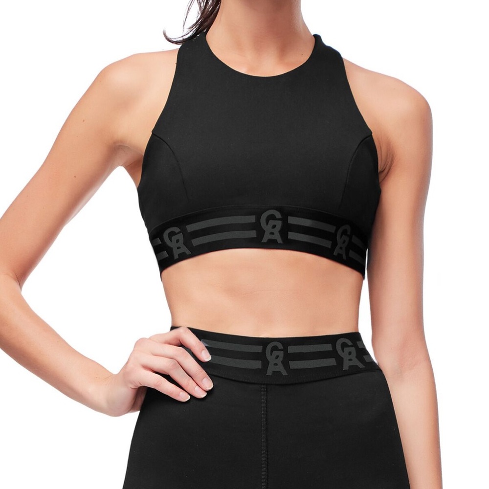 Good American Icon Crossback Sports Bra